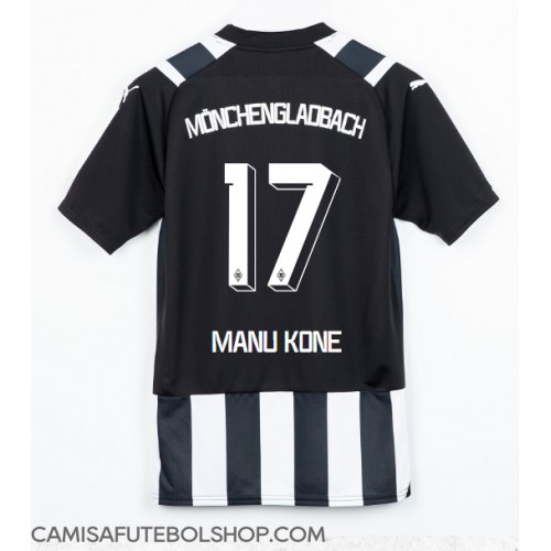 Camisa de time de futebol Borussia Monchengladbach Manu Kone #17 Replicas 3º Equipamento 2023-24 Manga Curta